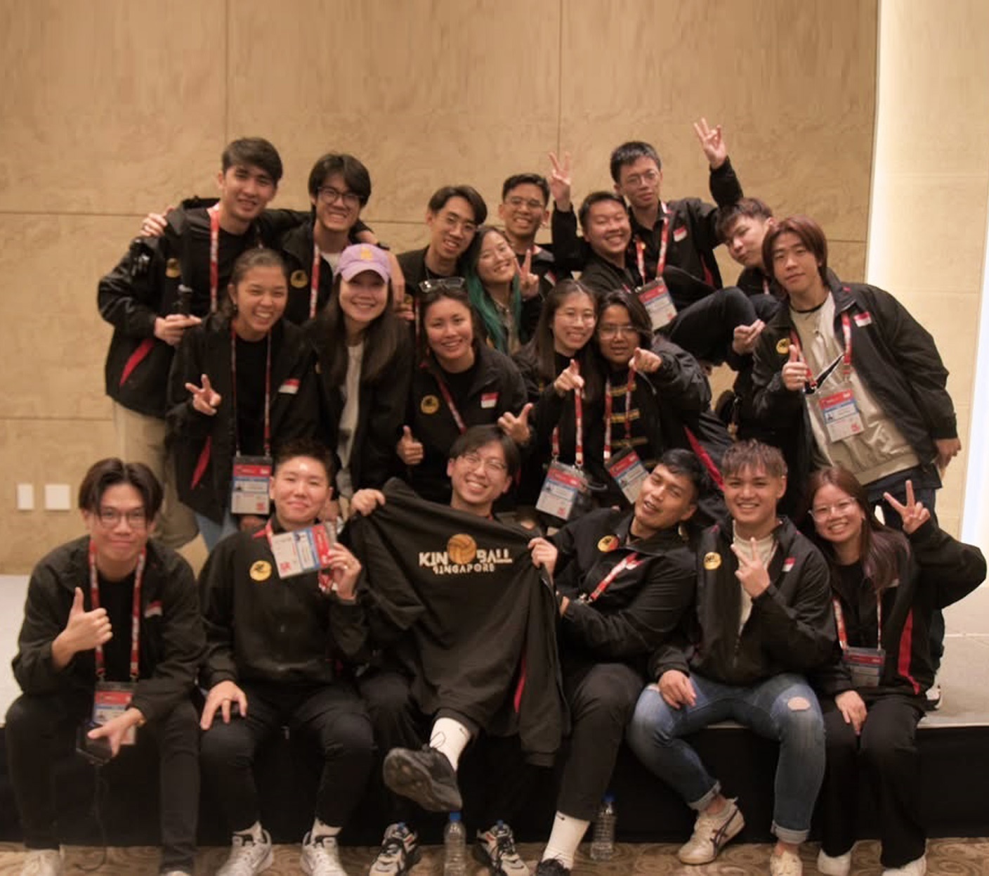 Kin-Ball national players group photo in Korea 2024